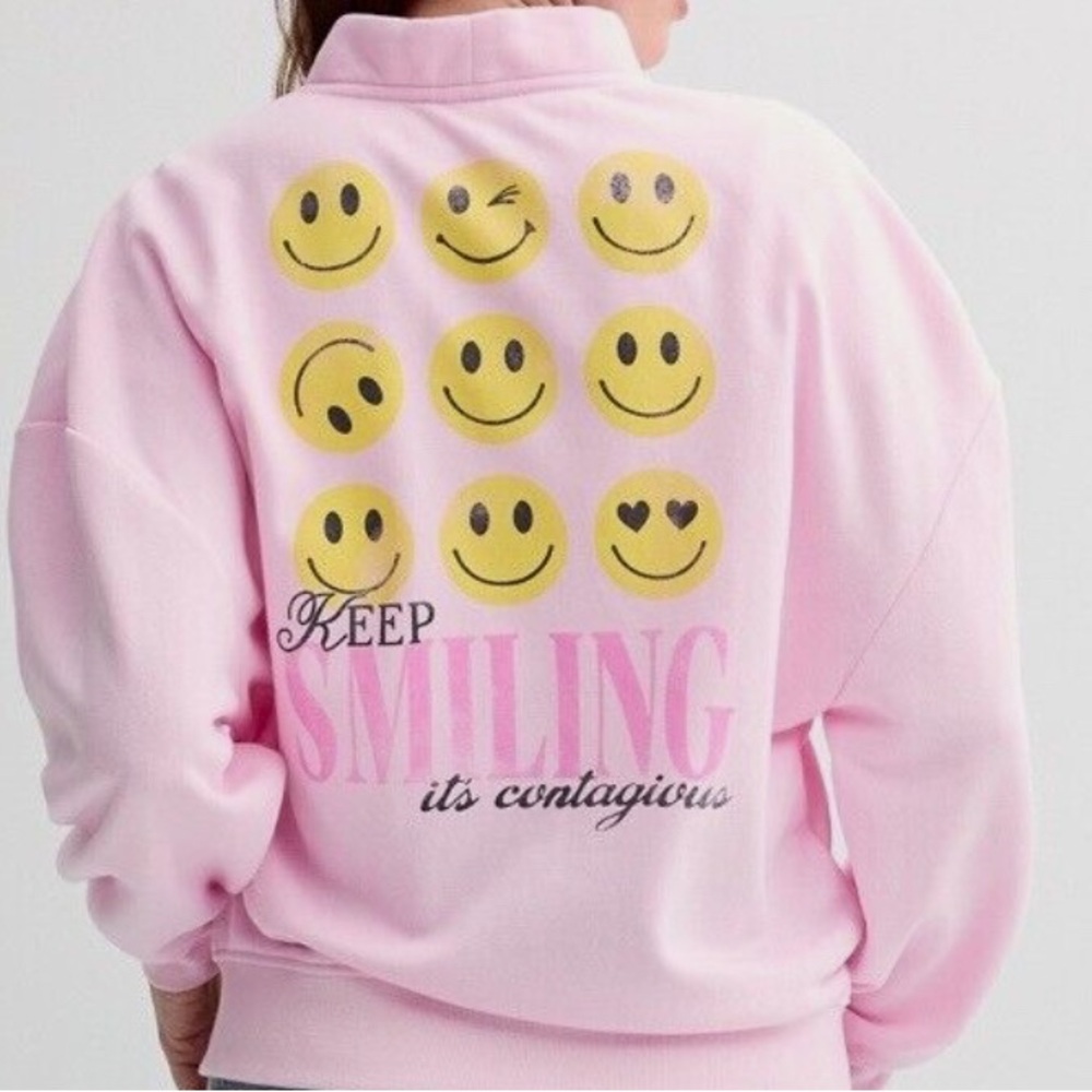 Mighty Fine sweatshirt button caridgan sz M